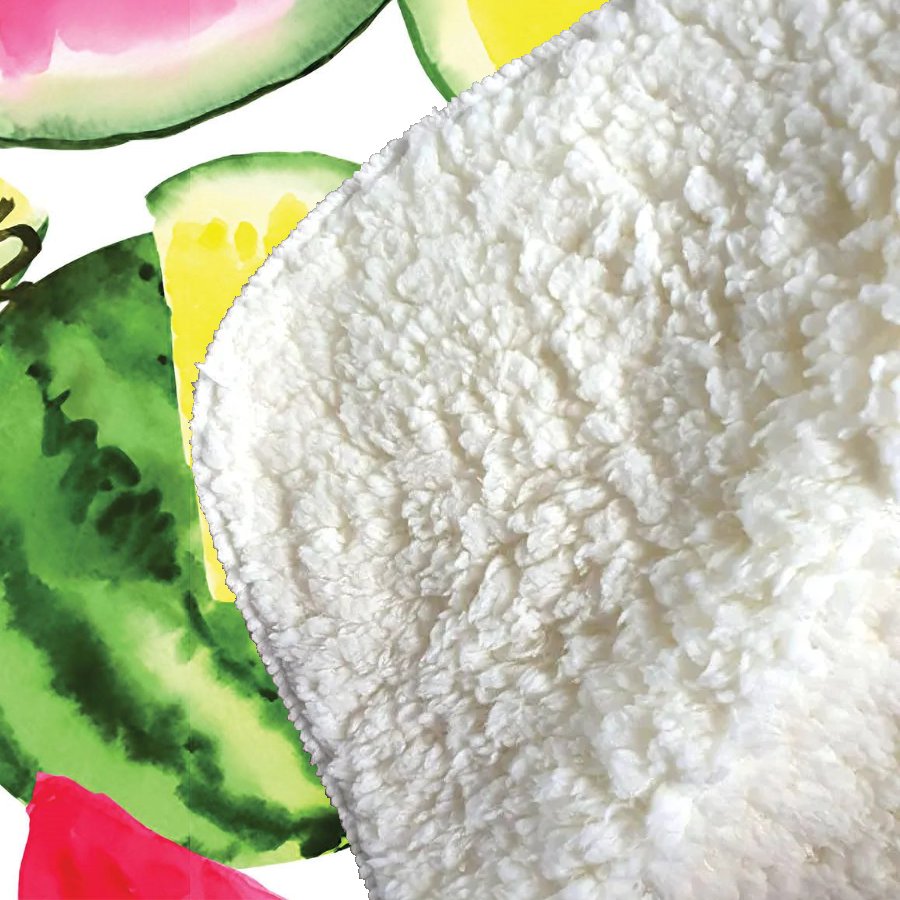 Colourful Melon Pattern Sherpa Blanket