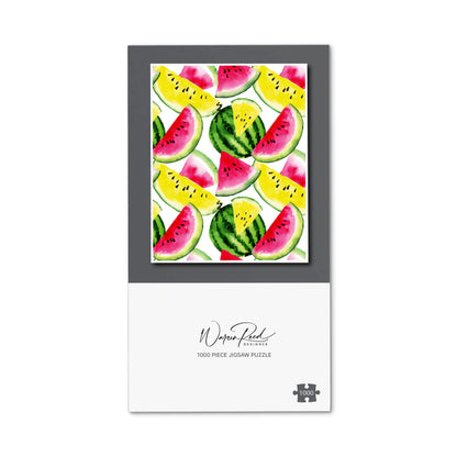 Colourful Melon Pattern Jigsaw Puzzle