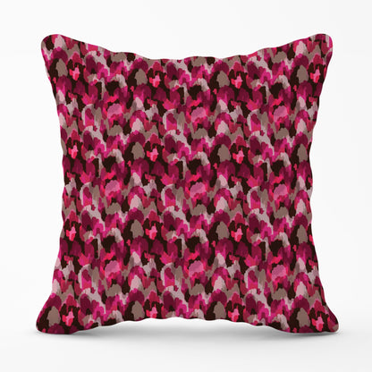 Modern Pink Animal Print Cushions