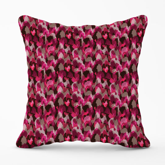 Modern Pink Animal Print Cushions