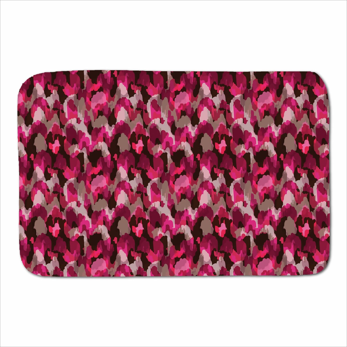 Modern Pink Animal Print Sherpa Blanket