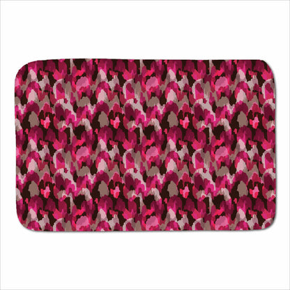 Modern Pink Animal Print Sherpa Blanket