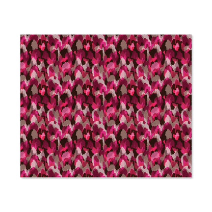 Modern Pink Animal Print Kitchen Splashback