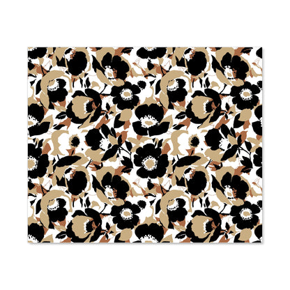 Modern Flower Pattern Kitchen Splashback