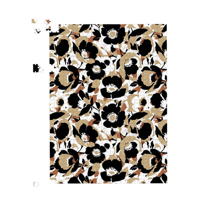 Modern Flower Pattern Jigsaw Puzzle