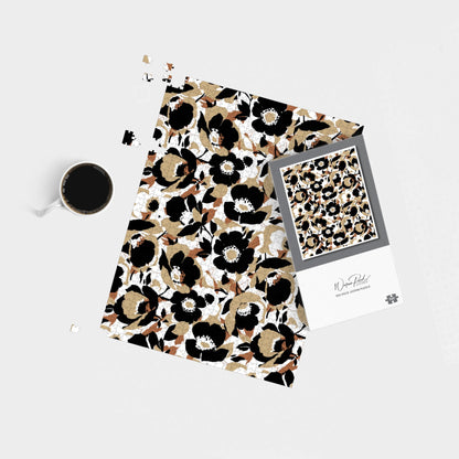 Modern Flower Pattern Jigsaw Puzzle