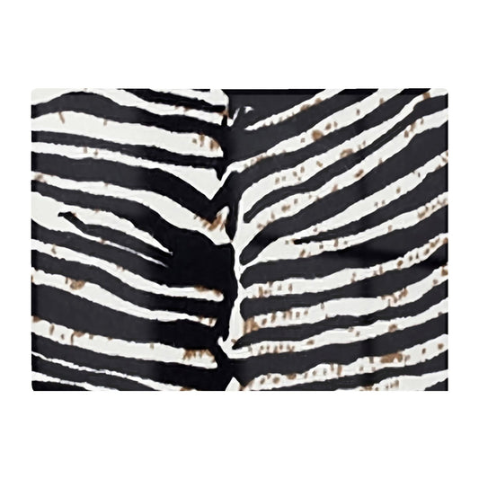 Zebra Pattern Glass Chopping Board