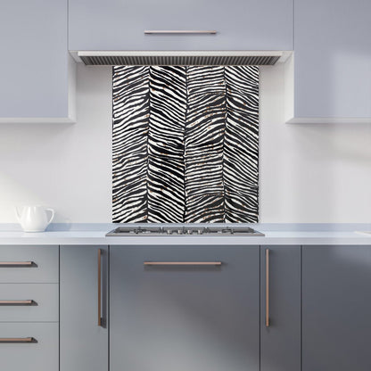Zebra Pattern Kitchen Splashback