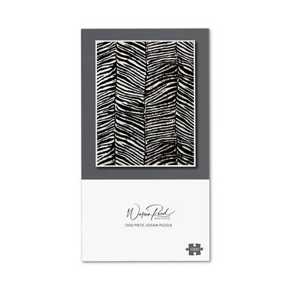 Zebra Pattern Jigsaw Puzzle