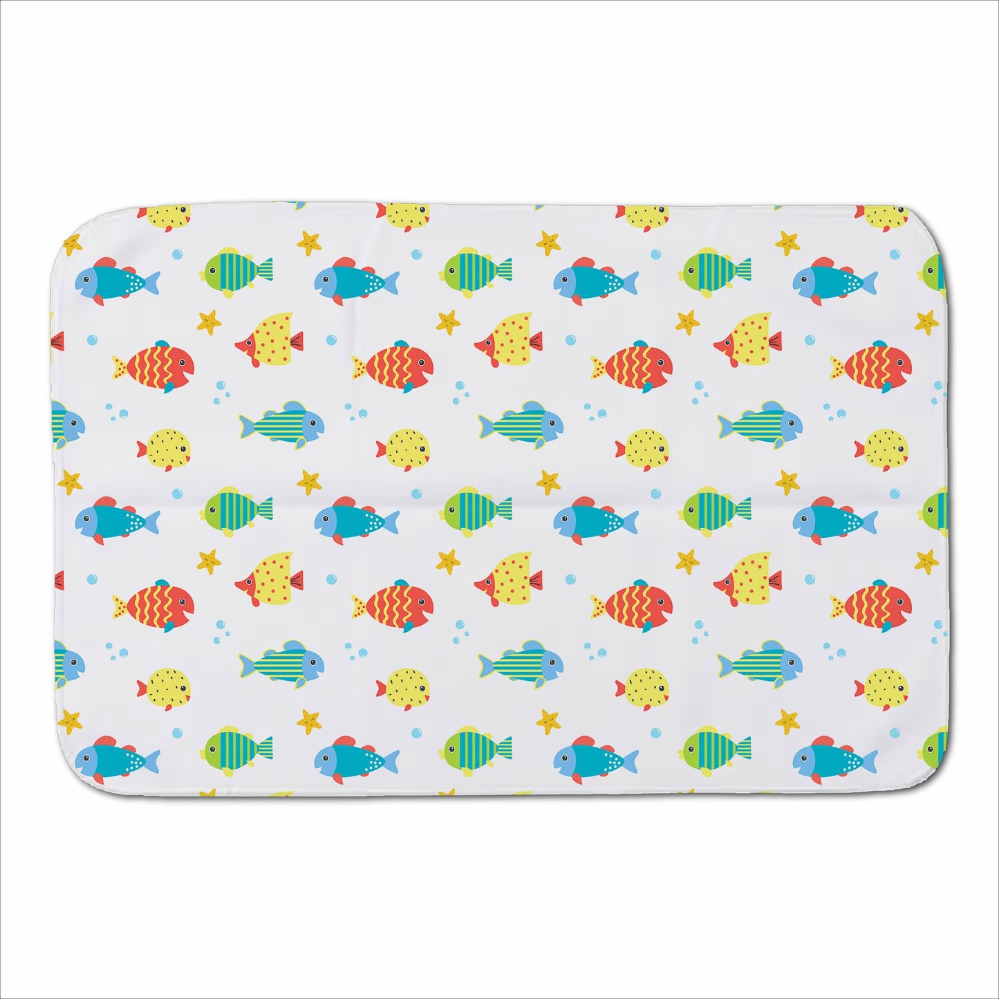 Swimming Fish Sherpa Blanket