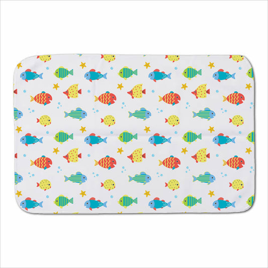 Swimming Fish Sherpa Blanket