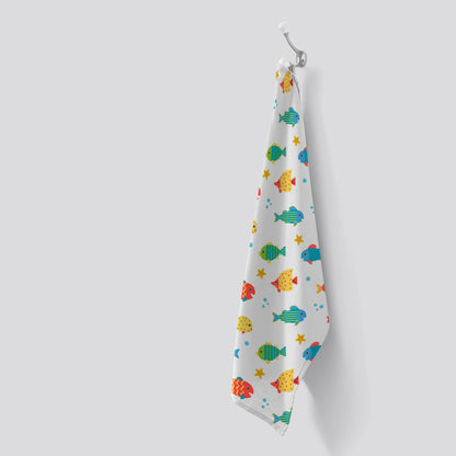 Swimming Fish Tea Towel