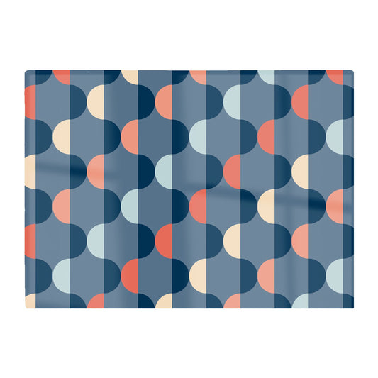Geometric Pattern Glass Chopping Board