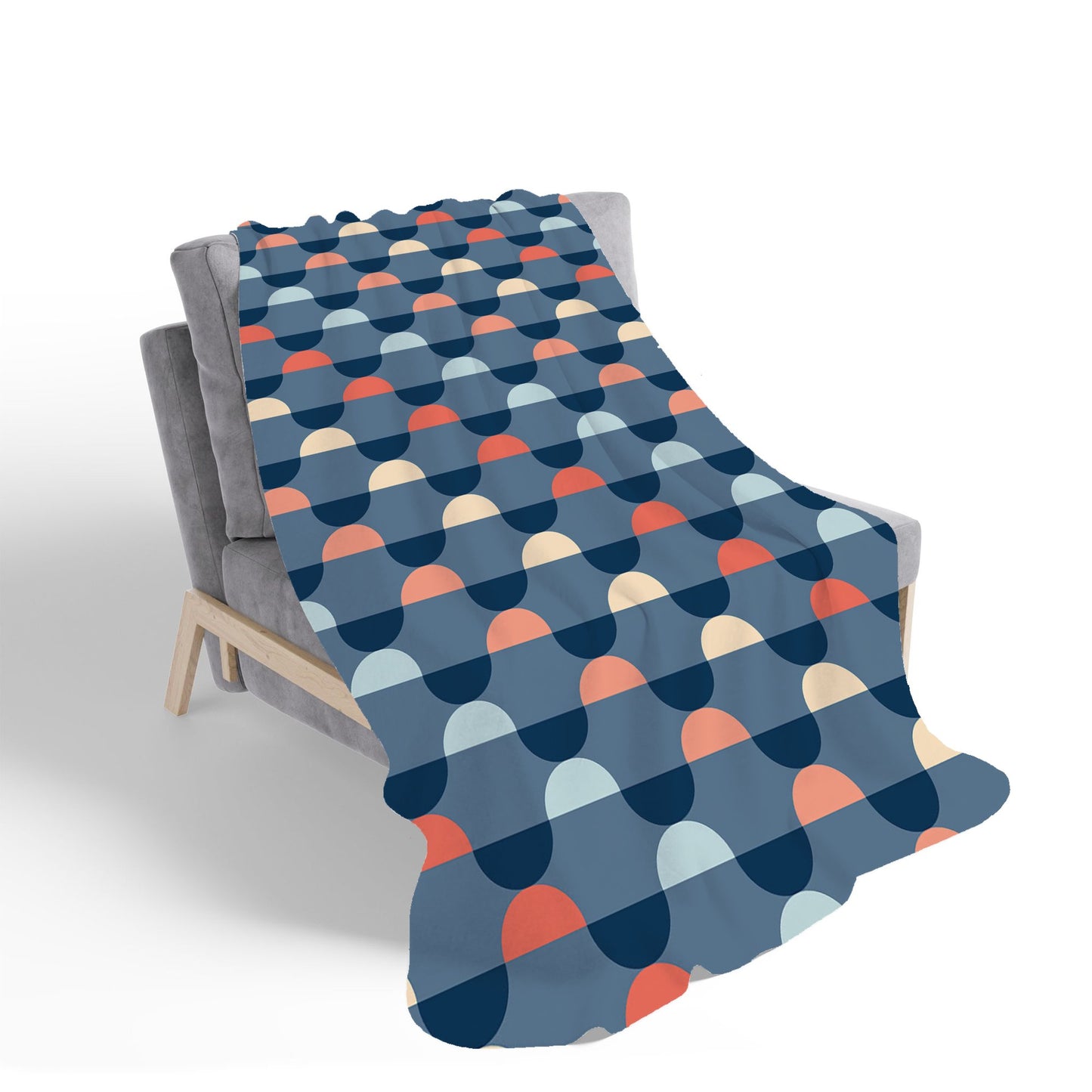 Geometric Pattern Sherpa Blanket
