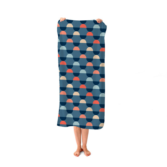 Geometric Pattern Beach Towel