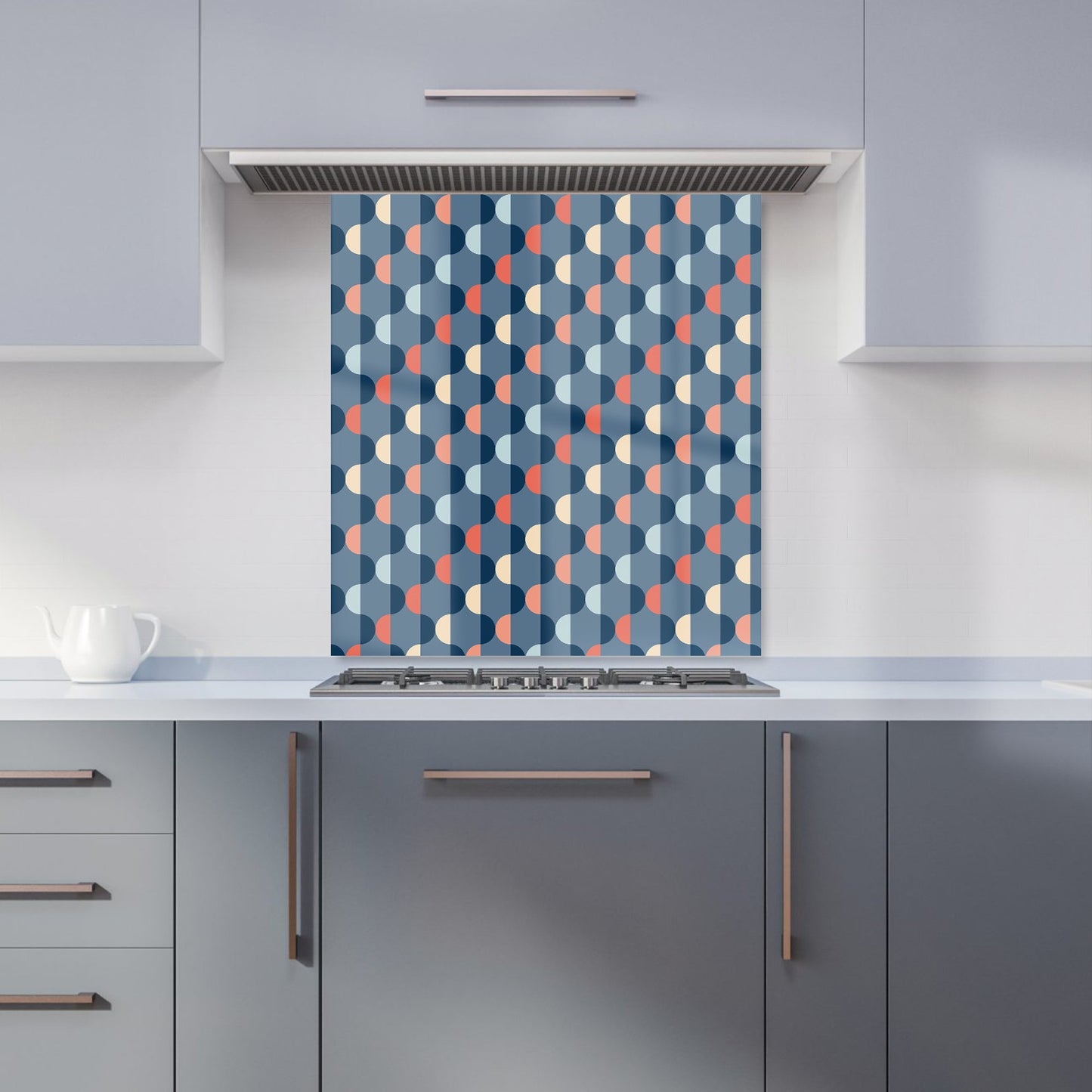 Geometric Pattern Kitchen Splashback