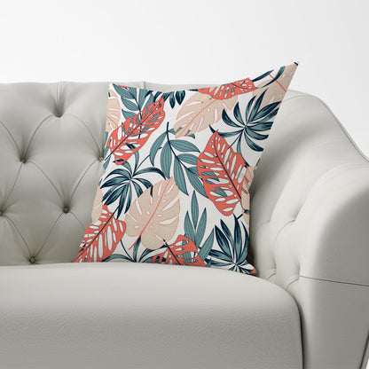Tropical Leaf Pattern Cushions