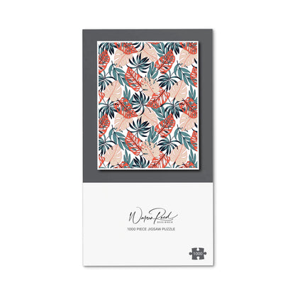Tropical Leaf Pattern Jigsaw Puzzle