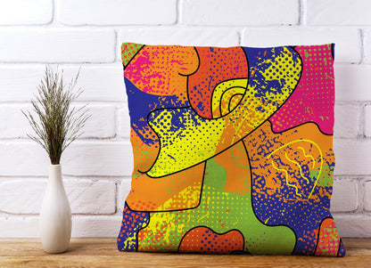 Bright Abstract Pattern Cushions