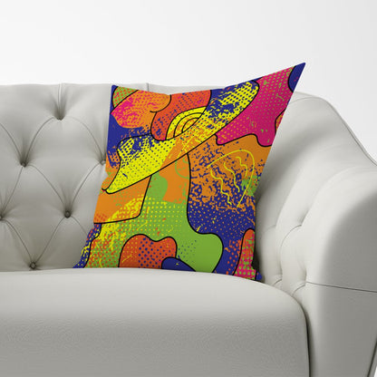 Bright Abstract Pattern Cushions