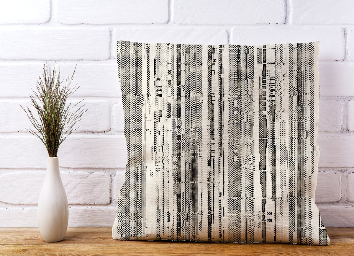 Washed Out Canvas Pattern Cushions