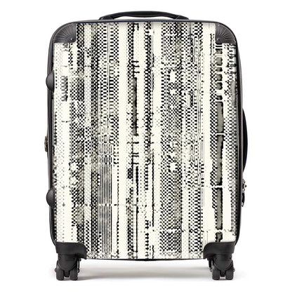 Washed Out Canvas Pattern Suitcase