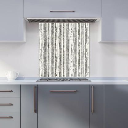 Washed Out Canvas Pattern Kitchen Splashback