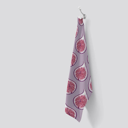 Modern Fig Pattern Tea Towel
