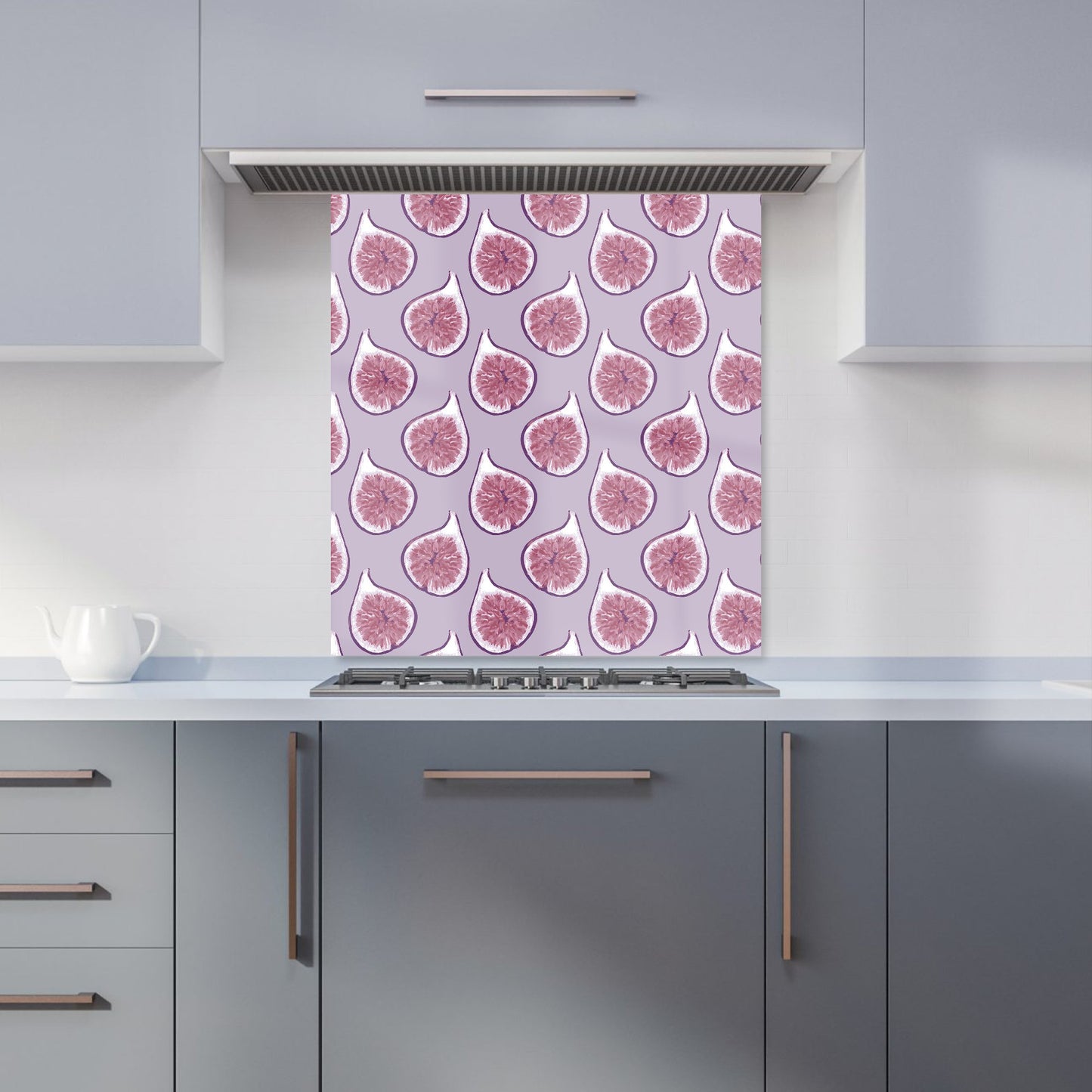 Modern Fig Pattern Kitchen Splashback