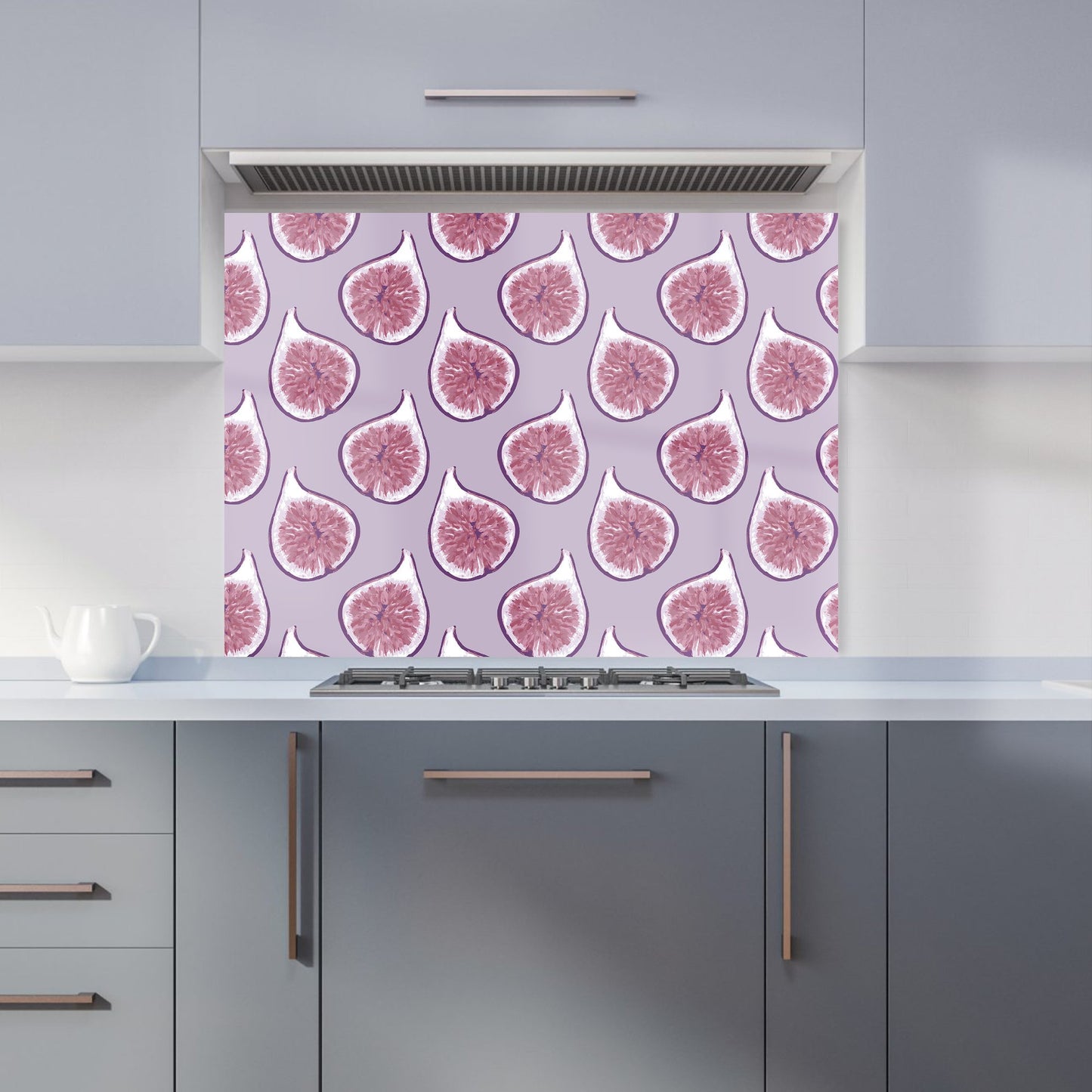 Modern Fig Pattern Kitchen Splashback