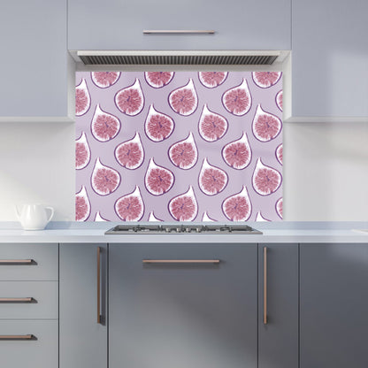 Modern Fig Pattern Kitchen Splashback