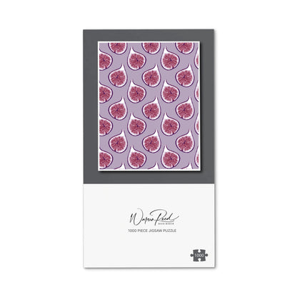 Modern Fig Pattern Jigsaw Puzzle