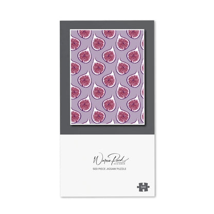 Modern Fig Pattern Jigsaw Puzzle