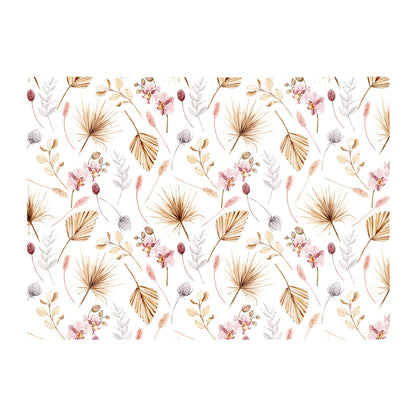 Watercolour Orchids Glass Chopping Board