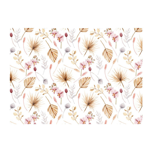 Watercolour Orchids Glass Chopping Board