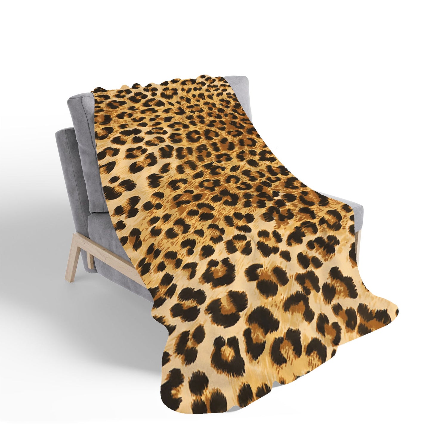 Wild Animal Pattern Sherpa Blanket