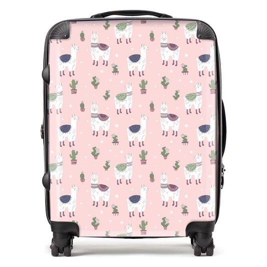 Happy Lama Suitcase