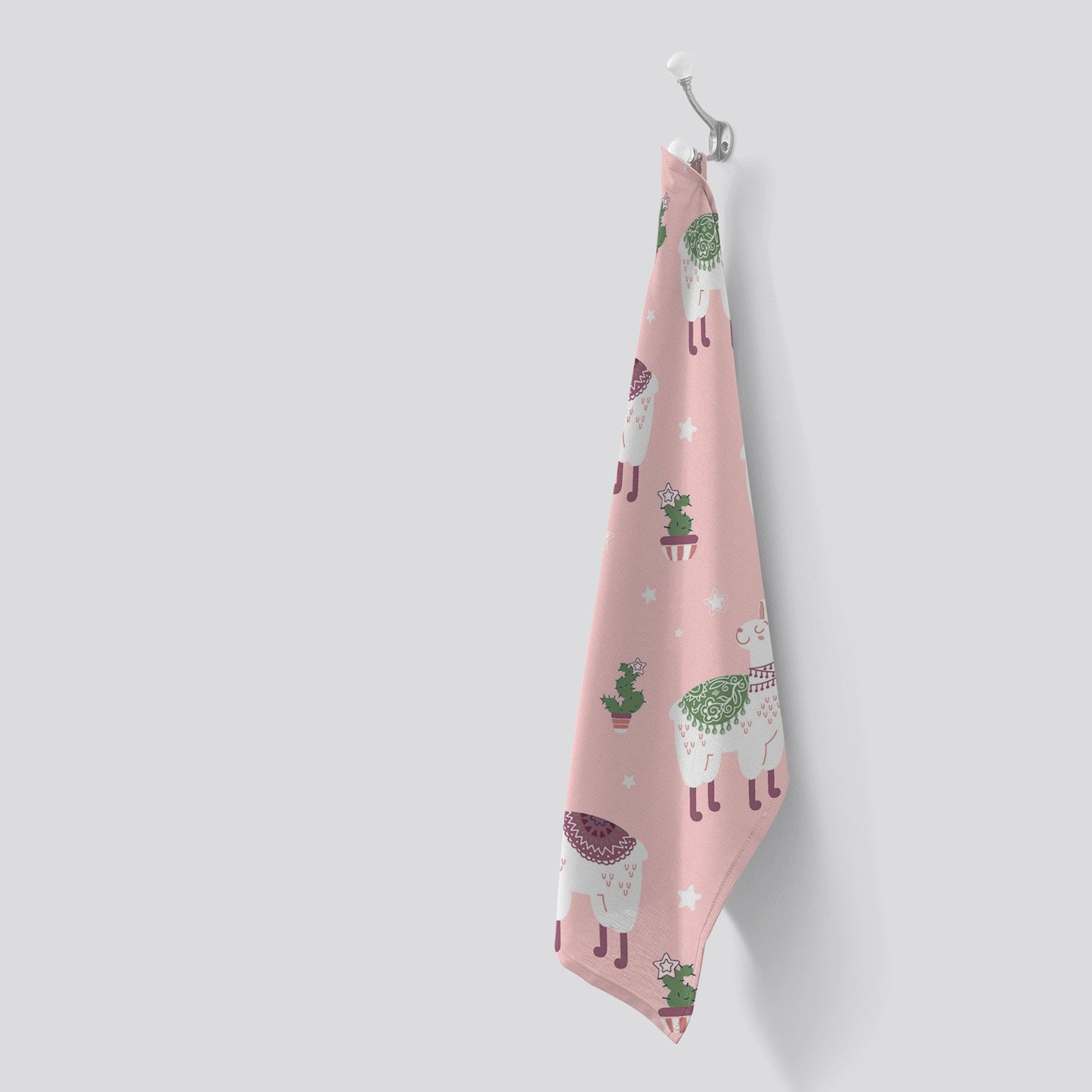 Happy Lama Tea Towel
