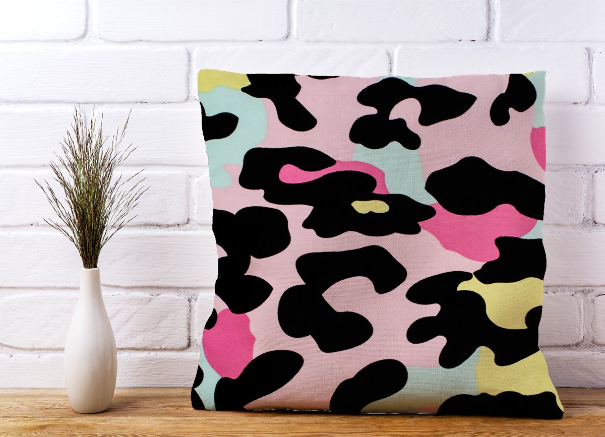 Colourful Leopard Print Cushions