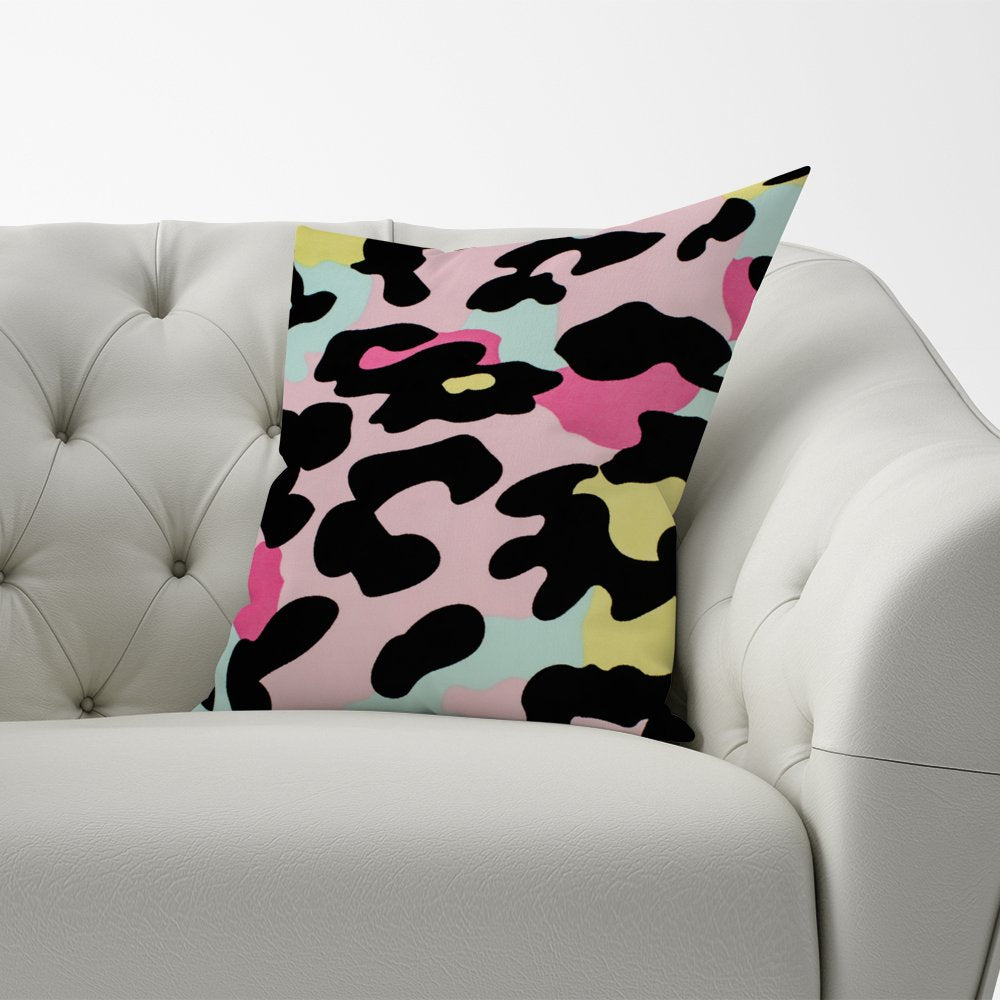 Colourful Leopard Print Cushions