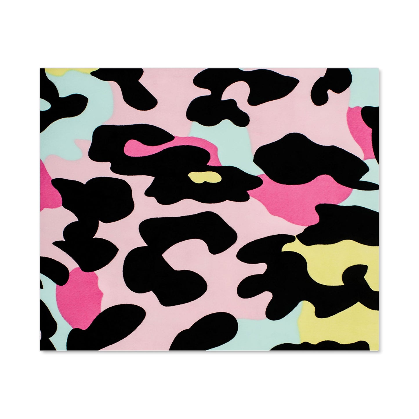 Colourful Leopard Print Kitchen Splashback