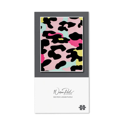 Colourful Leopard Print Jigsaw Puzzle