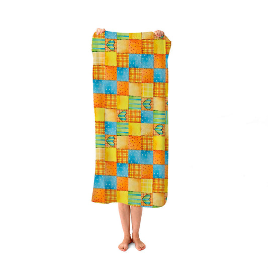 Baby Watercolour Blanket Pattern Beach Towel