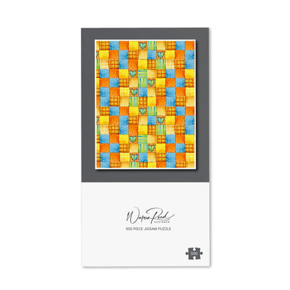 Baby Watercolour Blanket Pattern Jigsaw Puzzle