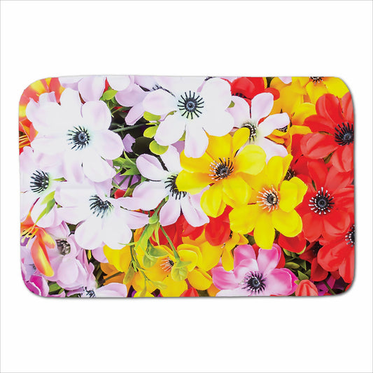 Spring Flowers Sherpa Blanket