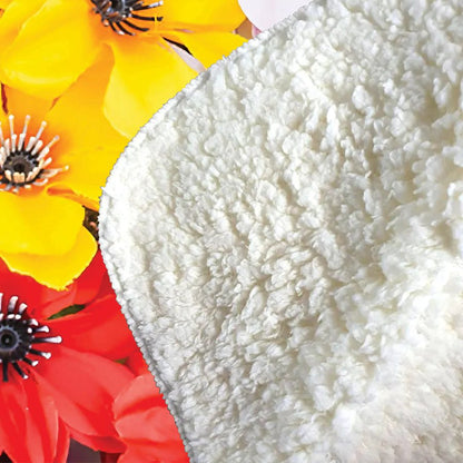 Spring Flowers Sherpa Blanket