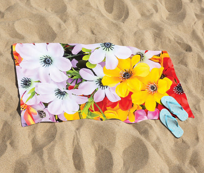 Spring Flowers Beach Towel