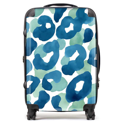 Watercolour Leopard Print Suitcase