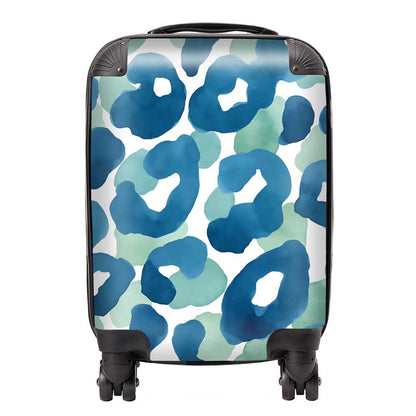 Watercolour Leopard Print Suitcase
