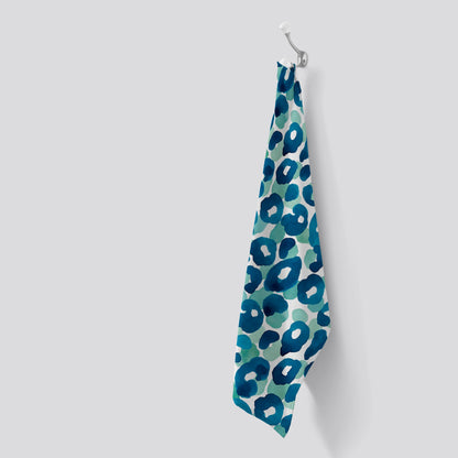 Watercolour Leopard Print Tea Towel